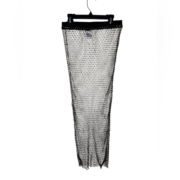 Super sexy and chic rhinestone mesh beach cover up size S - Picture 1 of 3